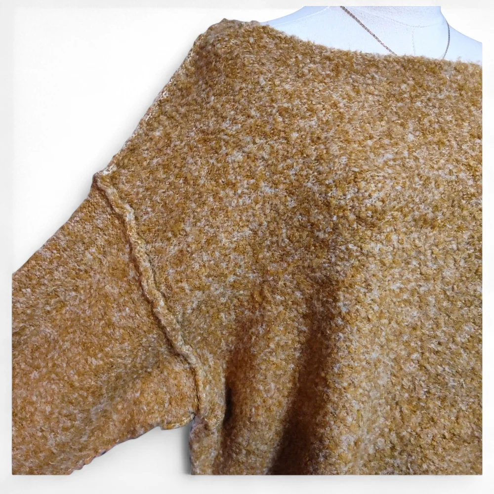 Oversized Free People Moira Slouchy Tunic Sweater in Honeycomb Womens Extra Smal - Picture 5 of 11